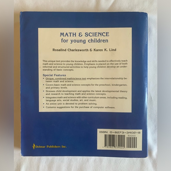 Math & Science for Young Children Book by Rosalind Charlesworth & Karen L. Lind - Picture 5 of 5